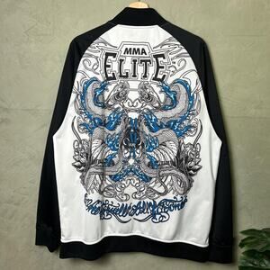 MMA Elite Y2K Double Snake Flame Large Track Suit Warm Up Jacket